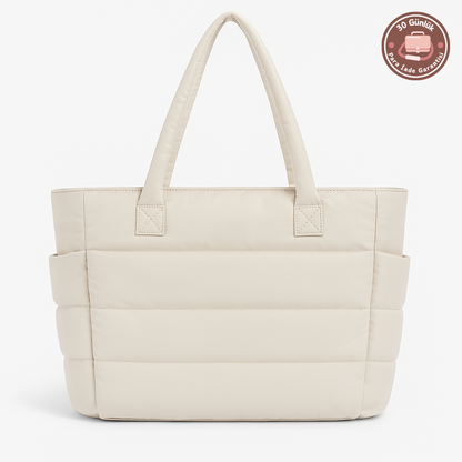 Puffer Tote Çanta